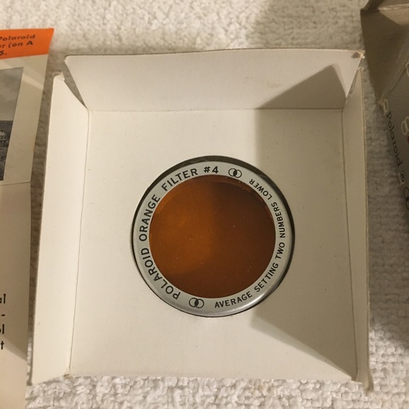 Vintage Polaroid Orange Filter Non Polarizing #546 NIB - Picture 3 of 5